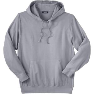 imageKingSize Mens Big ampamp Tall Tall UltraComfort Fleece PulloverGrey