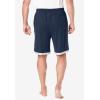 imageKingSize Mens Big ampamp Tall HangDown Lightweight Jersey ShortsHeather Slate Blue 1563