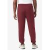 imageKingSize Mens Big ampamp Tall Lightweight Elastic Cuff SweatpantsHeather Deep Burgundy 0693