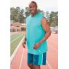 imageKingSize Mens Big ampamp Tall Power ShortsGreen Steel 1319