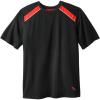 imageKingSize Mens Big ampamp Tall Power TeeBlack Blaze Red 1298