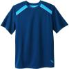 imageKingSize Mens Big ampamp Tall Power TeeMidnight Navy Electric Turquoise