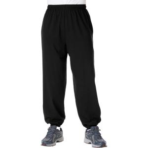 imageKingSize Mens Big ampamp Tall Lightweight Elastic Cuff SweatpantsBlack 0511