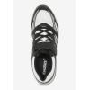 imageKingSize Mens NoTie SneakersJet Black Blaze Red 0491