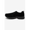 imageKingSize Mens Wide Width Suede SlipOn ShoesBlack 0320