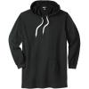 imageKingSize Mens Big ampamp Tall Fleece LongerLength Pullover HoodieBlack