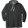 imageKingSize Mens Big ampamp Tall Fleece LongerLength Pullover HoodieHeather Charcoal