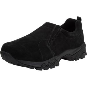 imageKingSize Mens Wide Width Suede SlipOn ShoesBlack 0320