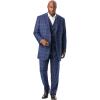 imageKingSize Mens Big ampamp Tall Easy Movement TwoButton JacketNavy Check