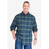 imageLiberty Blues Kingsize Mens Big ampamp Tall by Kingsize Flannel ShirtRed Check