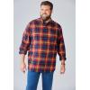 imageLiberty Blues Kingsize Mens Big ampamp Tall by Kingsize Flannel ShirtRed Check