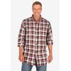 imageLiberty Blues Kingsize Mens Big ampamp Tall by Kingsize Flannel ShirtRed Check