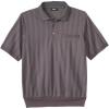 imageKingSize Mens Big ampamp Tall Banded Bottom Polo ShirtSteel