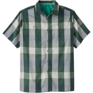 imageKingSize Mens Big ampamp Tall Short Sleeve Printed Check Sport ShirtHunter Buffalo Check