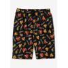 imageKingSize Mens Big ampamp Tall Pajama Lounge ShortsStitch Hibiscus