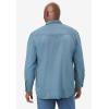 imageBoulder Creek by Kingsize Mens Big ampamp Tall Tall Western Snap Front ShirtBleach Denim