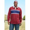 imageKingSize Mens Big ampamp Tall LongSleeve Rugby PoloHunter Navy Rugby