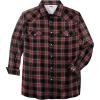 imageBoulder Creek by Kingsize Mens Big ampamp Tall Tall Western Snap Front ShirtBlack Plaid
