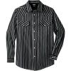 imageBoulder Creek by Kingsize Mens Big ampamp Tall Tall Western Snap Front ShirtBlack Stripe