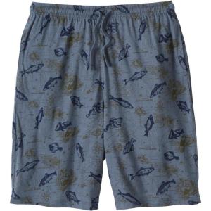 imageKingSize Mens Big ampamp Tall Lightweight Jersey Pajama ShortsGone Fishing