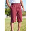 imageKingSize Mens Big ampamp Tall Lightweight Extra Long Jersey ShortsHeather Slate