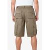 imageBoulder Creek by Kingsize Mens Big ampamp Tall SideElastic Stacked Cargo Pocket ShortsAsh Brown