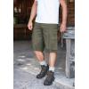 imageBoulder Creek by Kingsize Mens Big ampamp Tall SideElastic Stacked Cargo Pocket ShortsAsh Brown