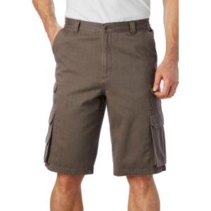 imageBoulder Creek by Kingsize Mens Big ampamp Tall SideElastic Stacked Cargo Pocket ShortsAsh Brown