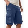 imageBoulder Creek by Kingsize Mens Big ampamp Tall Ranger Stacked Cargo 12 Pocket ShortSteel