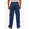 imageBoulder Creek by Kingsize Mens Big ampamp Tall Ranger SideElastic Stacked Cargo Pocket PantsNavy