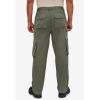 imageBoulder Creek by Kingsize Mens Big ampamp Tall Ranger SideElastic Stacked Cargo Pocket PantsOlive