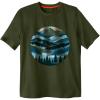 imageBoulder Creek by Kingsize Mens Big ampamp Tall Nature Graphic TeeHunter Mountain Eye