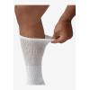 imageKingSize Mens Diabetic OverTheCalf Extra Wide Socks 3PackHeather Grey
