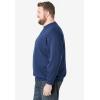 imageKingSize Mens Big ampamp Tall Fleece Crewneck SweatshirtBlackberry