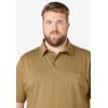 imageKingSize Mens Big ampamp Tall Heavyweight Jersey Polo ShirtBright Orange Leaf