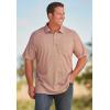 imageKingSize Mens Big ampamp Tall Heavyweight Jersey Polo ShirtBright Orange Leaf