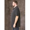 imageKingSize Mens Big ampamp Tall LongerLength ShrinkLess Piqu Polo ShirtHeather Charcoal