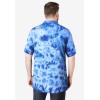 imageKingSize Mens Big ampamp Tall LongerLength ShrinkLess Piqu Polo ShirtRoyal Blue Marble