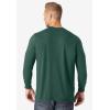 imageKingSize Mens Big ampamp Tall Tall The UltraLight Comfort LongSleeve TeeHeather Charcoal