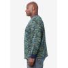 imageBoulder Creek by Kingsize Mens Big ampamp Tall Heavyweight Crewneck LongSleeve Pocket TShirtNavy Camo
