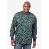 imageBoulder Creek by Kingsize Mens Big ampamp Tall Heavyweight Crewneck LongSleeve Pocket TShirtNavy Camo