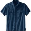 imageBoulder Creek by Kingsize Mens Big ampamp Tall ShortSleeve Pilot ShirtSteel