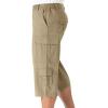 imageKingSize Mens Big ampamp Tall 17quot Side Elastic Cargo ShortsOlive Camo