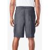 imageKingSize Mens Big ampamp Tall 8quot Cargo Swim TrunksSteel