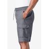 imageKingSize Mens Big ampamp Tall 8quot Cargo Swim TrunksSteel