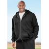 imageKingSize Mens Big ampamp Tall Fleece Zipfront Hoodie JacketEspresso