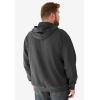imageKingSize Mens Big ampamp Tall Fleece Zipfront Hoodie JacketMaroon
