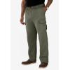 imageKingSize Mens Big ampamp Tall Knockarounds FullElastic Waist Cargo PantsTrue Khaki