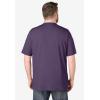 imageKingSize Mens Big ampamp Tall ShrinkLess Lightweight Henley TShirtVintage Purple