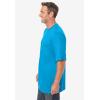 imageKingSize Mens Big ampamp Tall Tall The UltraLight Comfort TeeElectric Turquoise